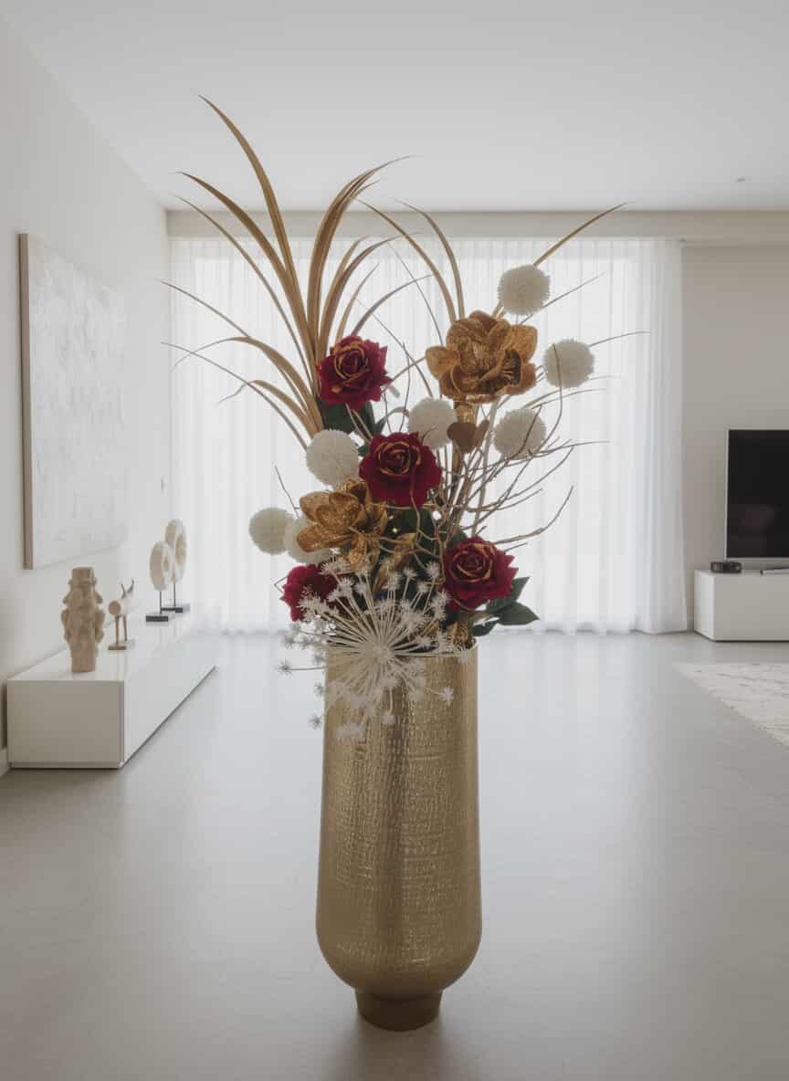 Composition florale XXL au style luxueux