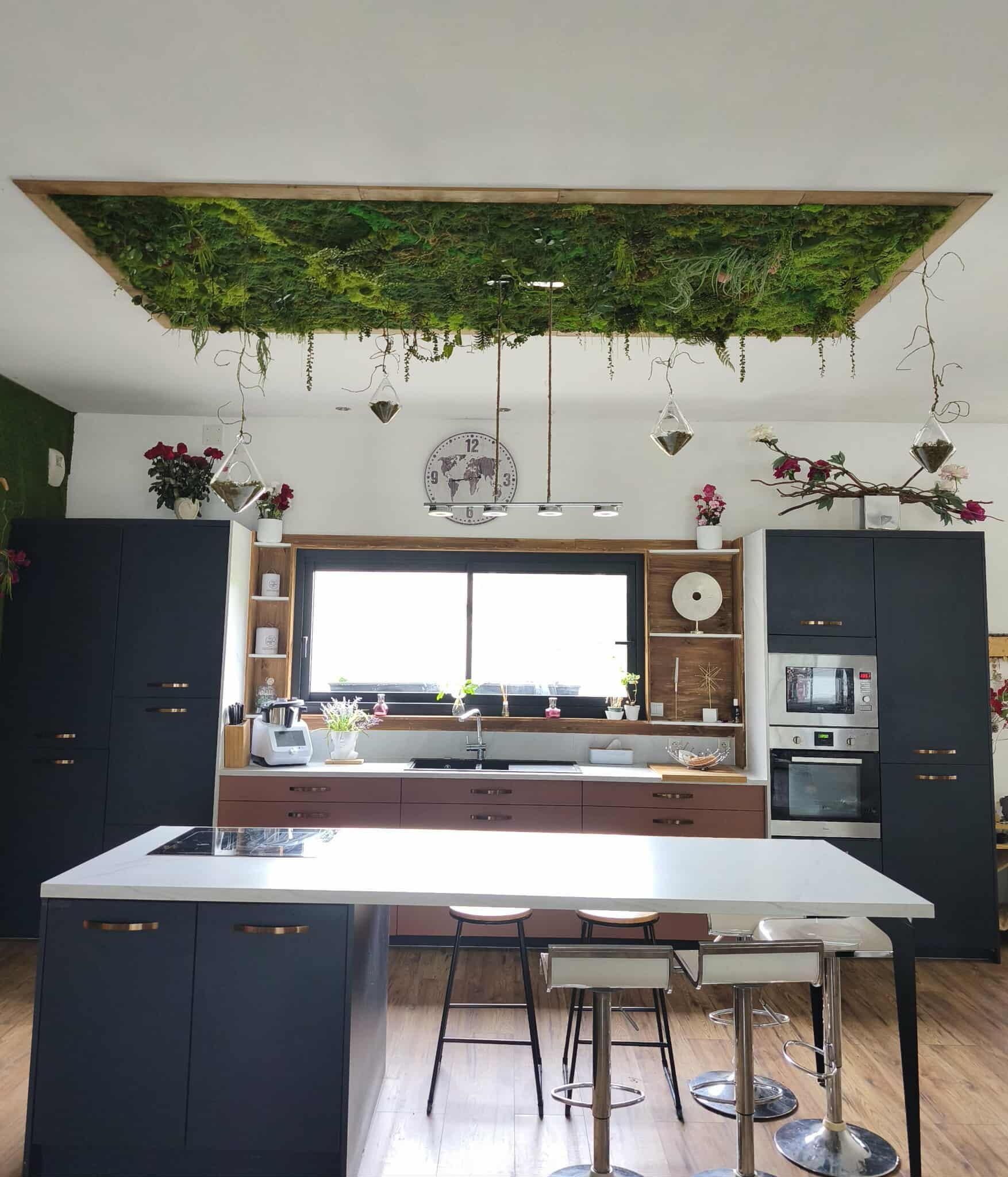 Plafond végétal sur mesure